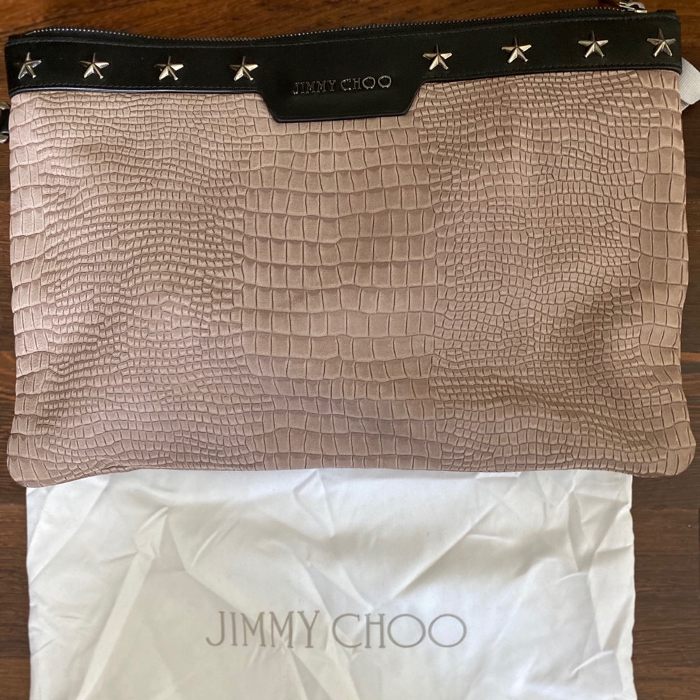 Never before worn Jimmy Choo clutch!